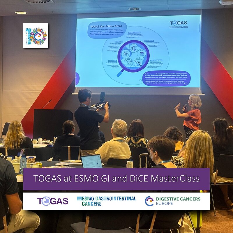 TOGAS Project Shines at ESMO GI and DiCE Masterclass, Advancing Gastric Cancer Prevention and Screening in Europe
